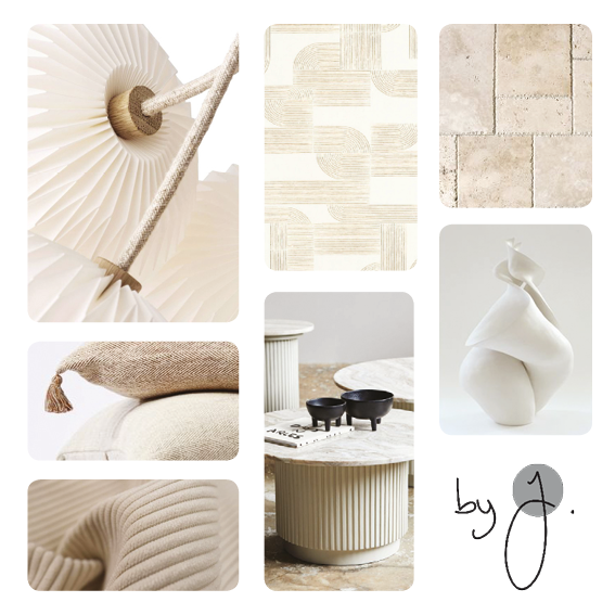 moodboard conseils accompagnement décoration créations d'univers papier peint sur mesure design by j déco rennes Gévezé